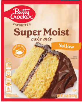 BETTY CROCKER 'Yellow' Favorites Cake Mix 375 gr